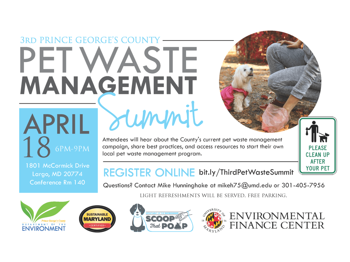 Prince George’s County’s Third Pet Waste Management Summit